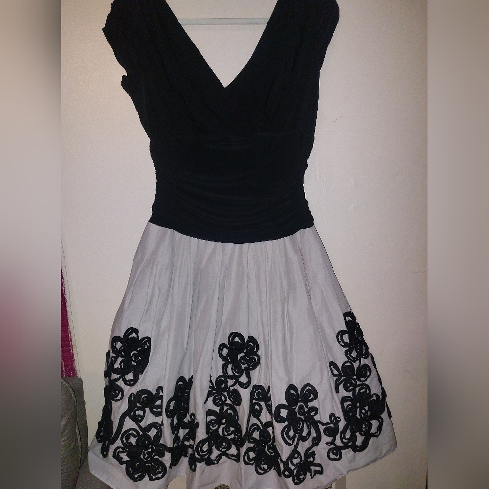 Dressbarn Collection size 12 Dress with detached cover up (not bought with dress